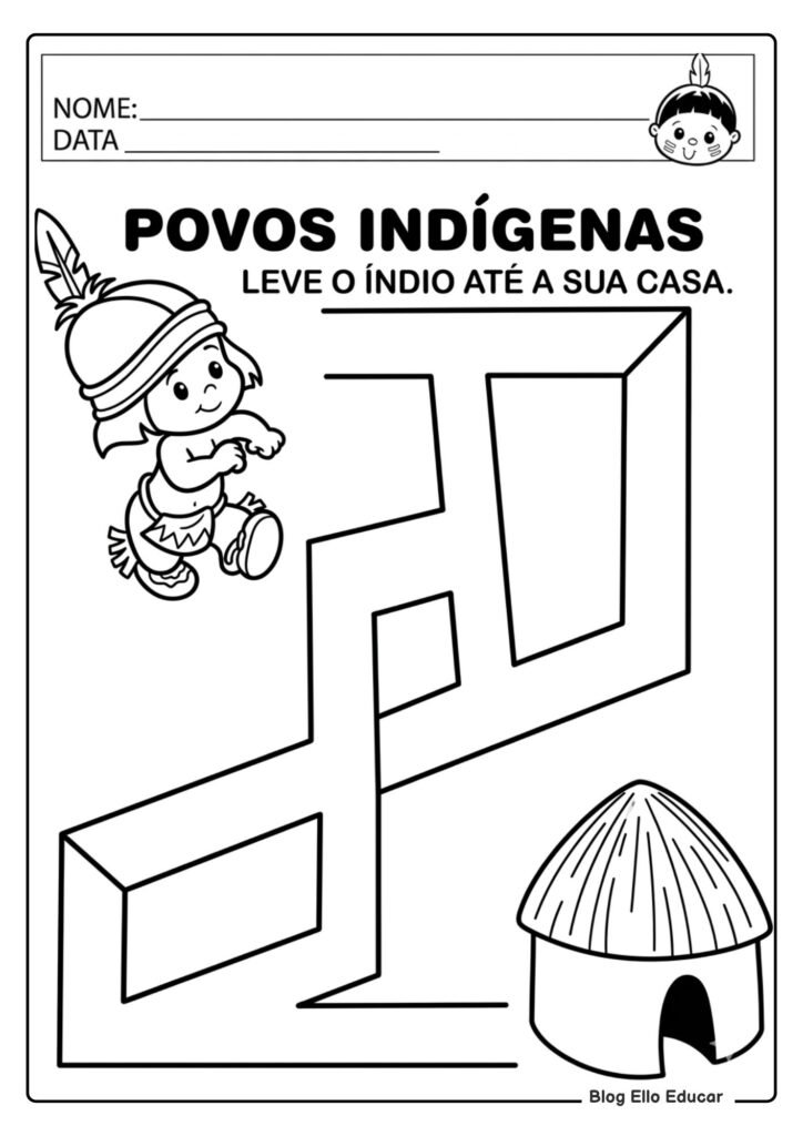 Atividades sobre Povos Indígenas para Educação Infantil