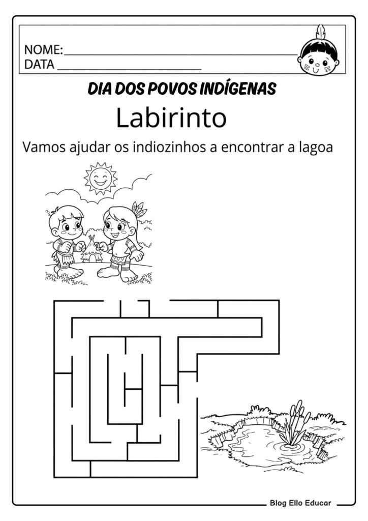 Atividades sobre Povos Indígenas para Educação Infantil