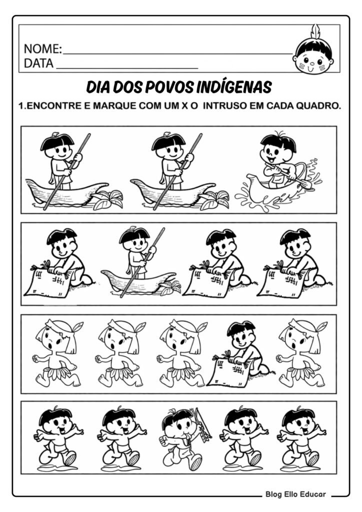 Atividades sobre Povos Indígenas para Educação Infantil