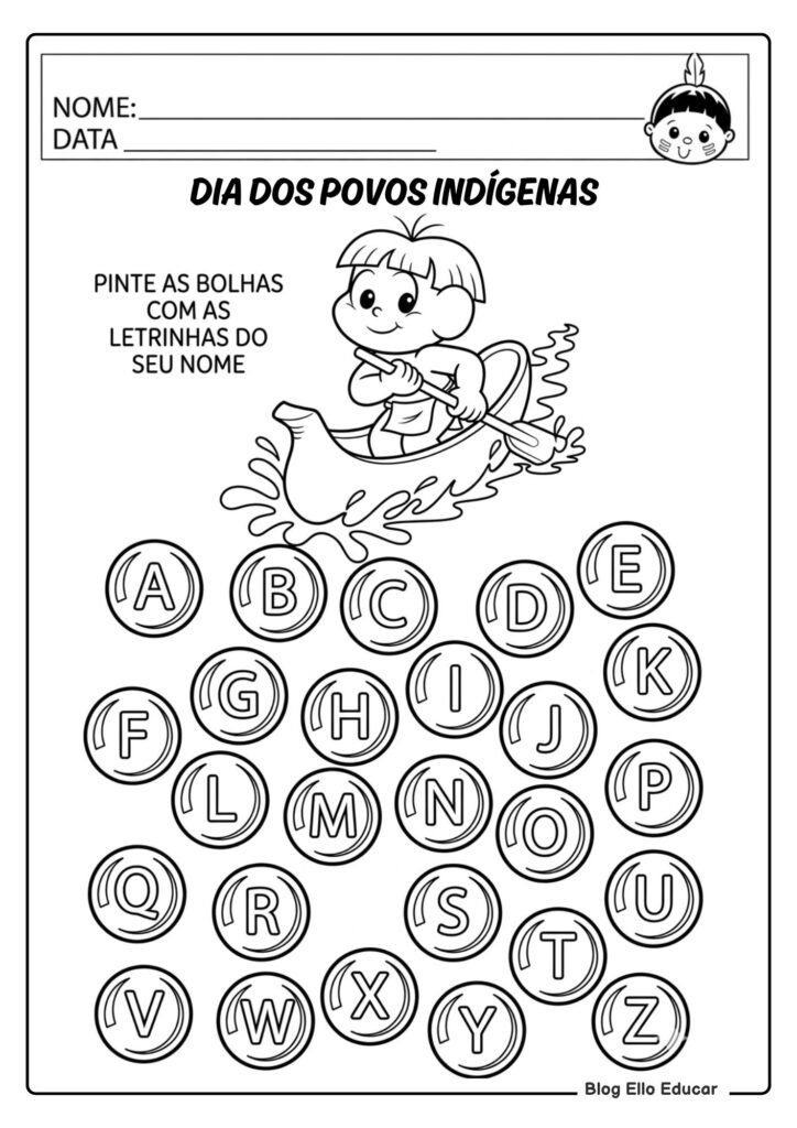 Atividades sobre Povos Indígenas para Educação Infantil