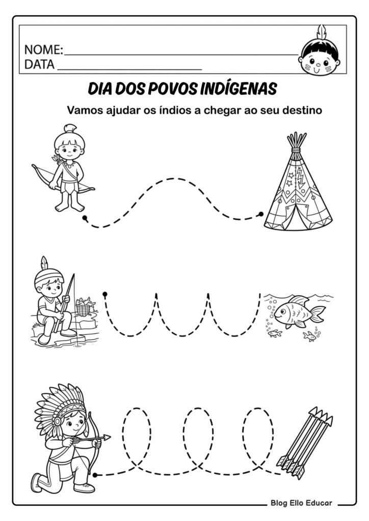 Atividades sobre Povos Indígenas para Educação Infantil