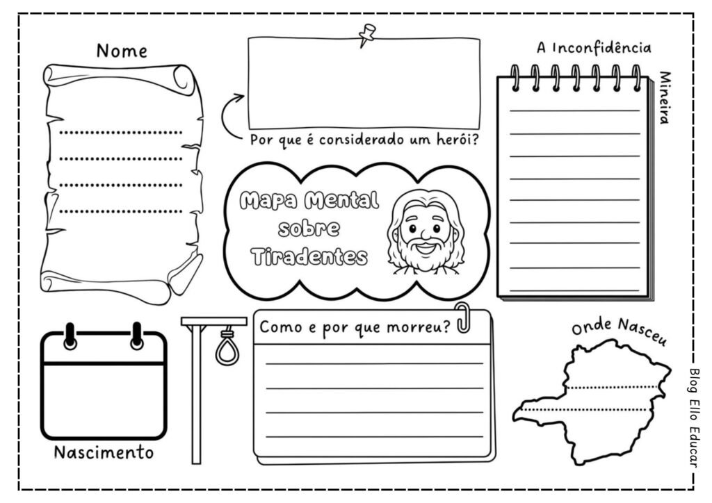 Atividades sobre Tiradentes para Ensino Fundamental I