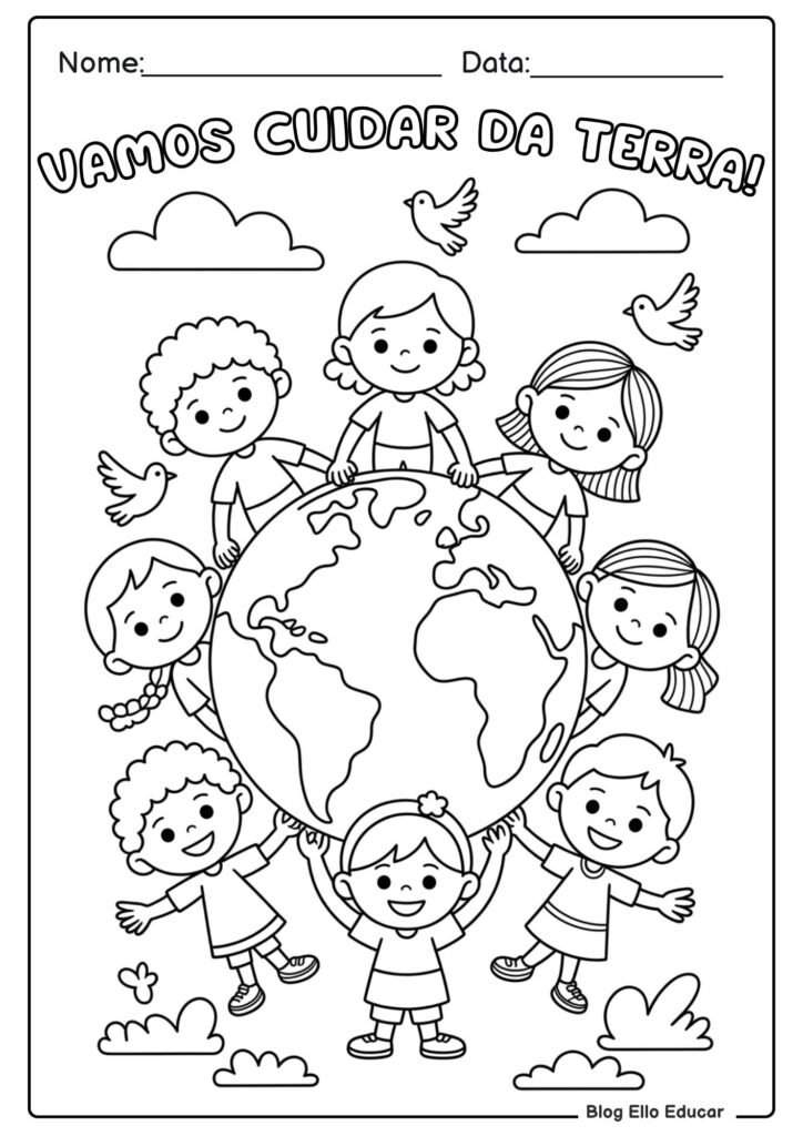 Atividades sobre a Terra Educação Infantil