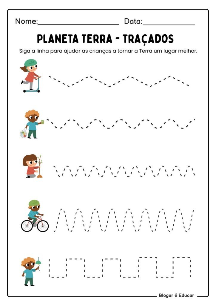 Atividades sobre a Terra Educação Infantil