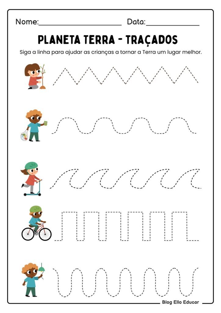 Atividades sobre a Terra Educação Infantil