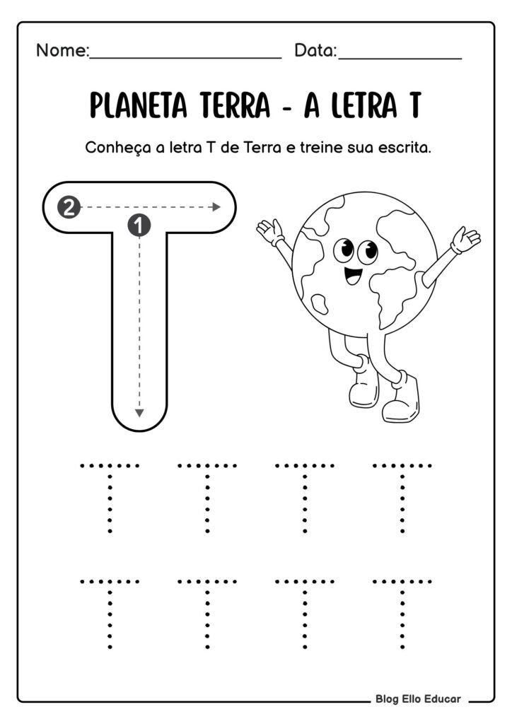 Atividades sobre a Terra Educação Infantil