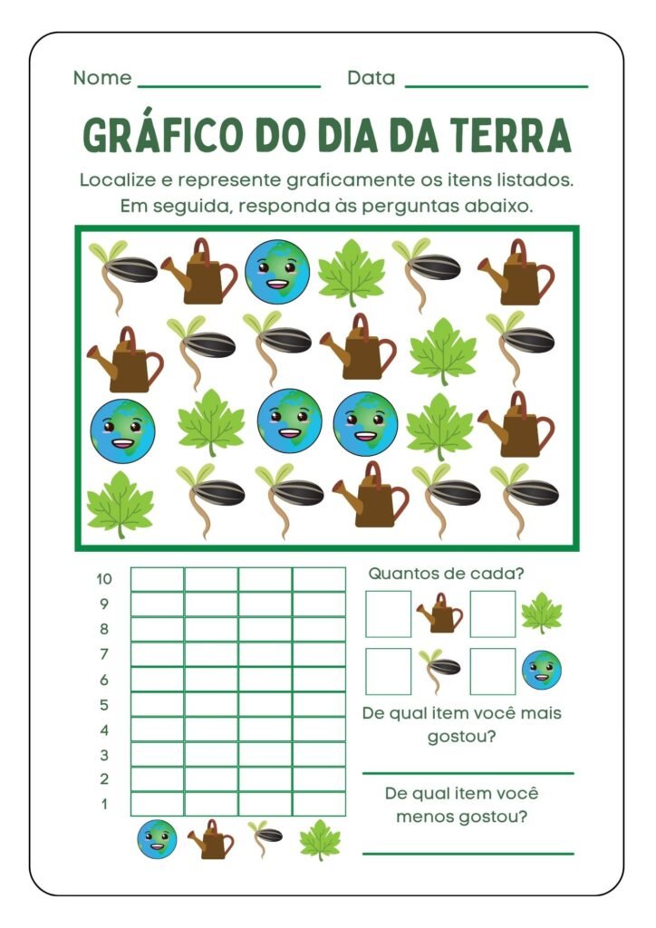 Atividades sobre o Dia da Terra para 2° ano