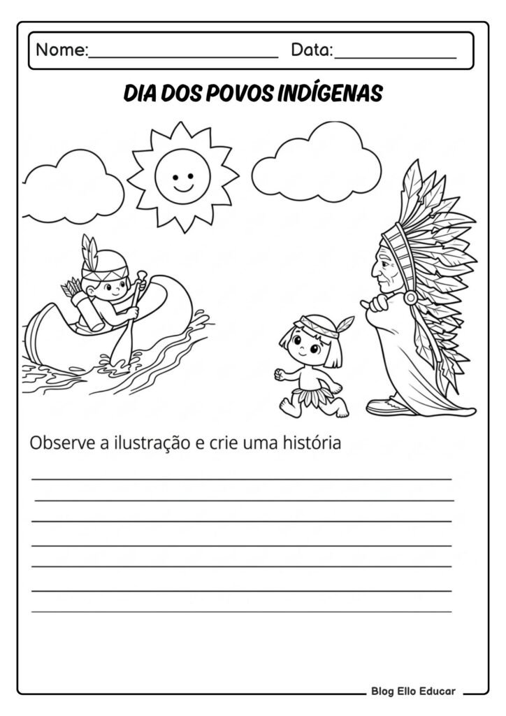 Atividades sobre povos Indígenas 2° ano
