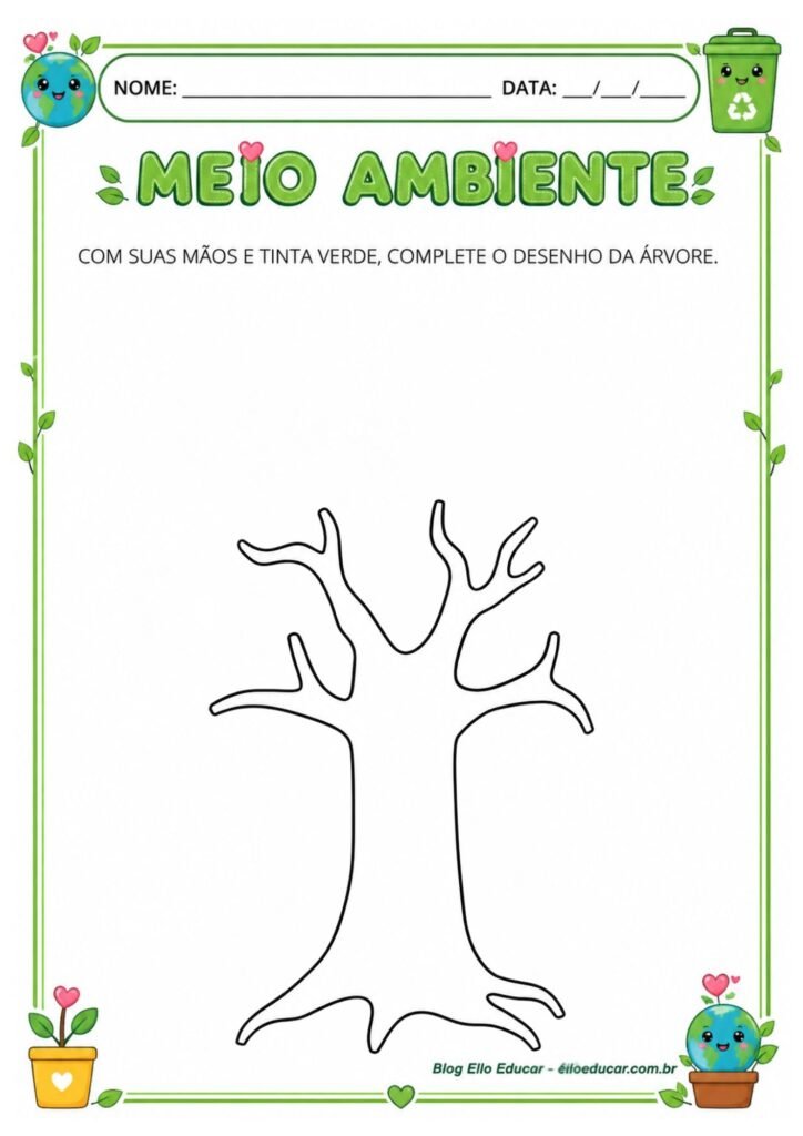 Atividades sobre Meio Ambiente para Educação Infantil