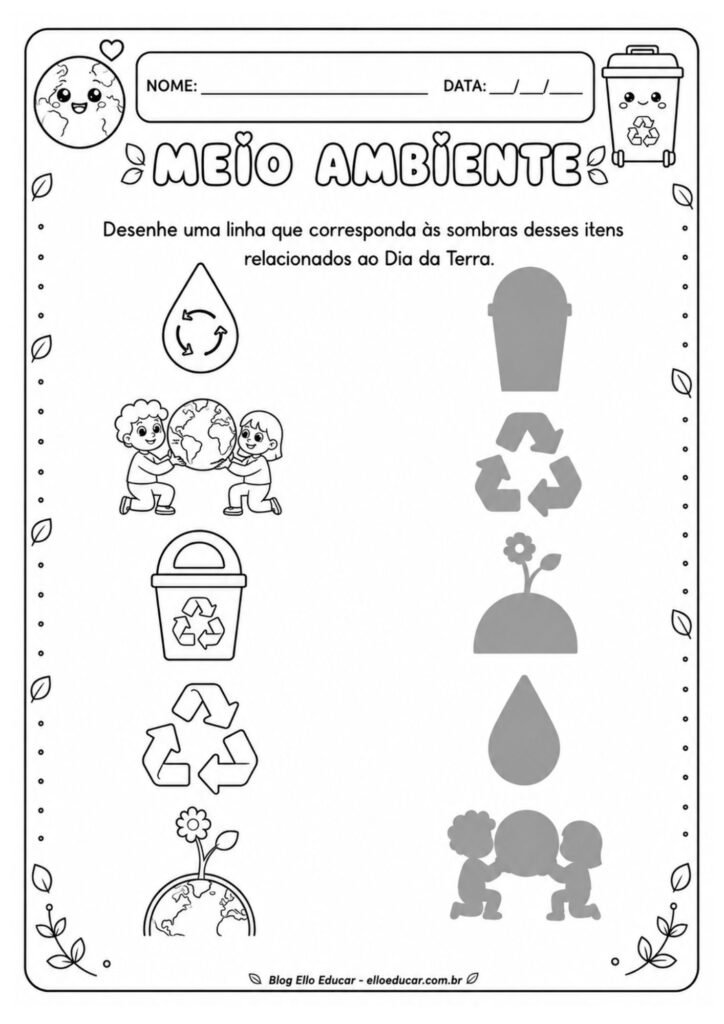 Atividades sobre Meio Ambiente para Educação Infantil