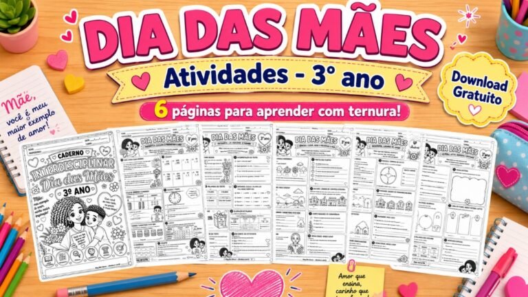 Atividades Dia das Mães 3° ano.