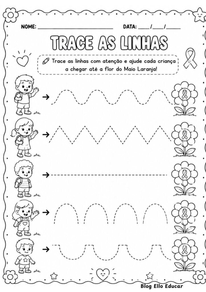 Atividades Maio Laranja Educação Infantil