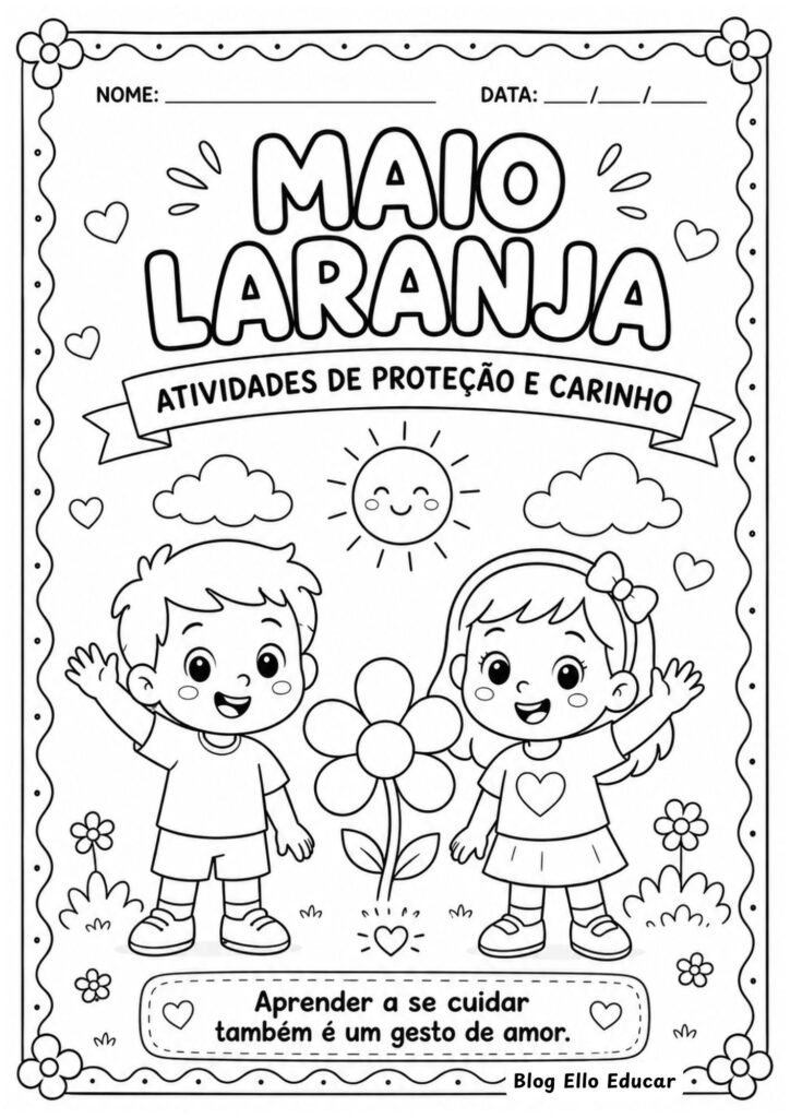 Atividades Maio Laranja Educação Infantil