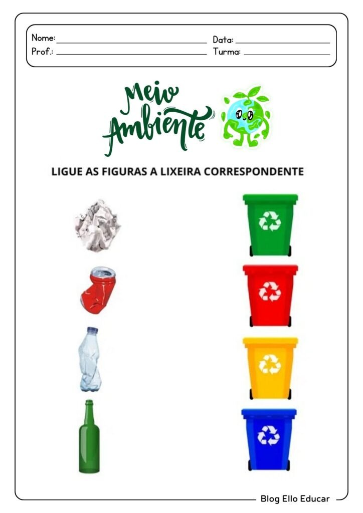 Atividades Semana do Meio Ambiente Educação Infantil