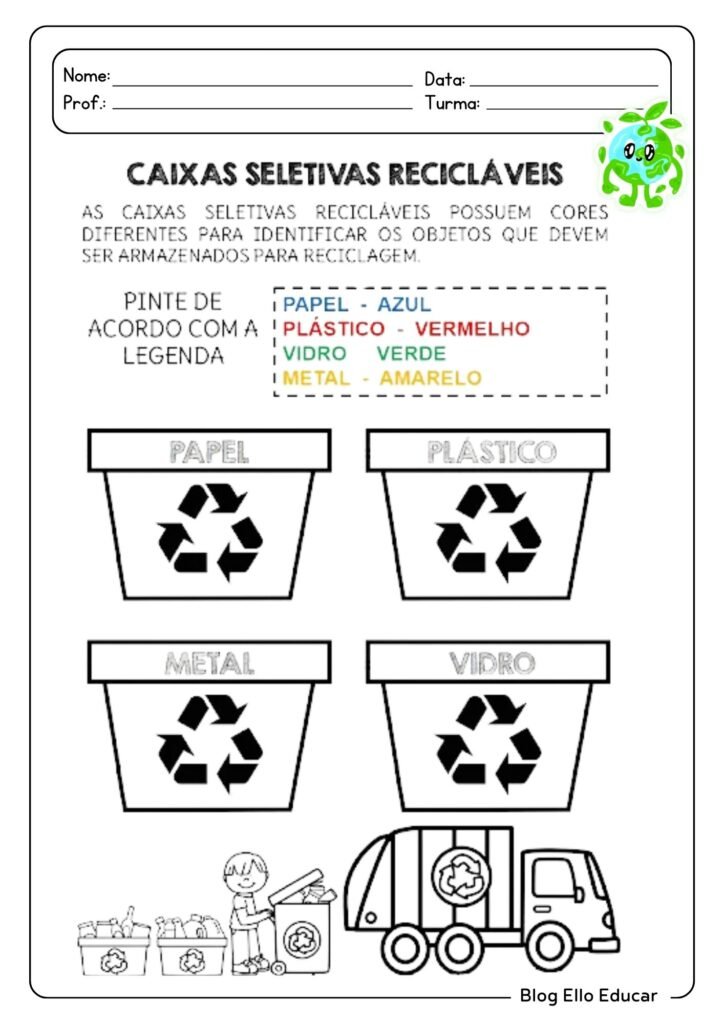 Atividades Semana do Meio Ambiente Educação Infantil