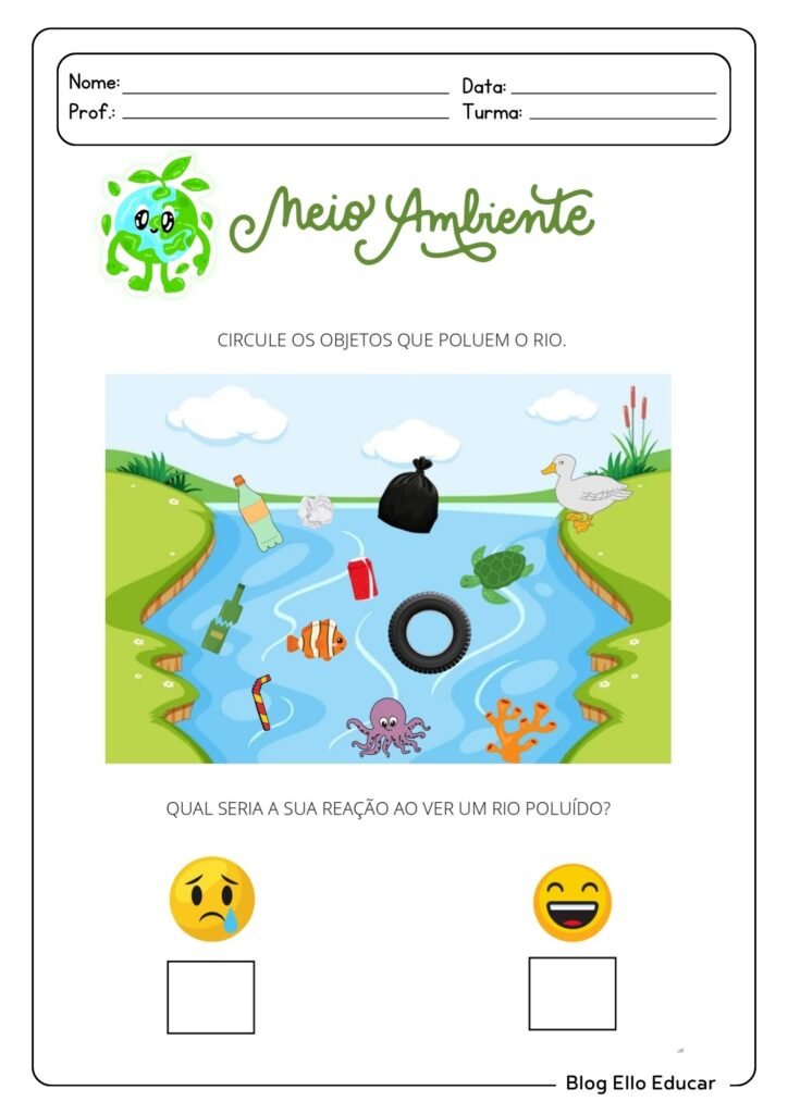 Atividades Semana do Meio Ambiente Educação Infantil