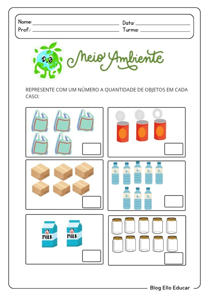 Atividades Semana do Meio Ambiente Educação Infantil