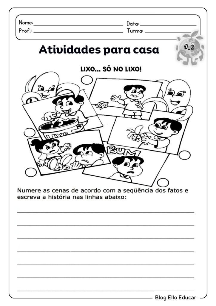 Atividades para Semana do Meio Ambiente para 3° ano