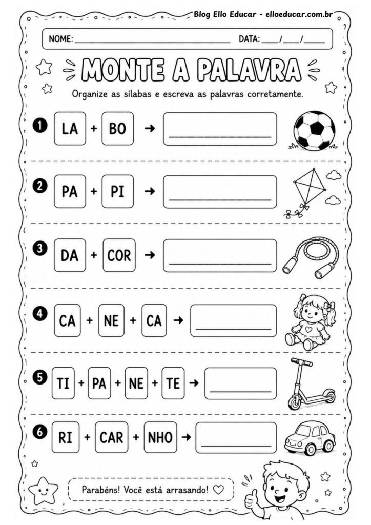 Atividades para a Semana do Brincar