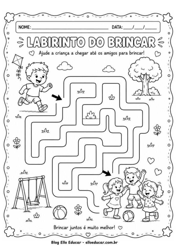 Atividades para a Semana do Brincar