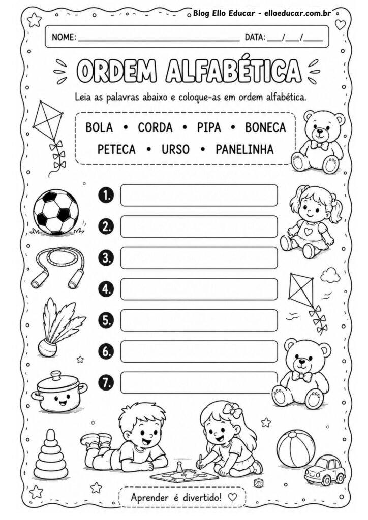 Atividades para a Semana do Brincar