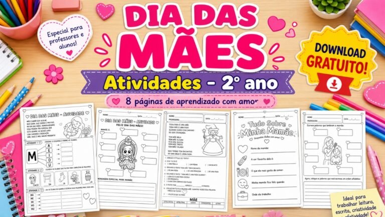 Atividades sobre Dia das Mães para 2° ano