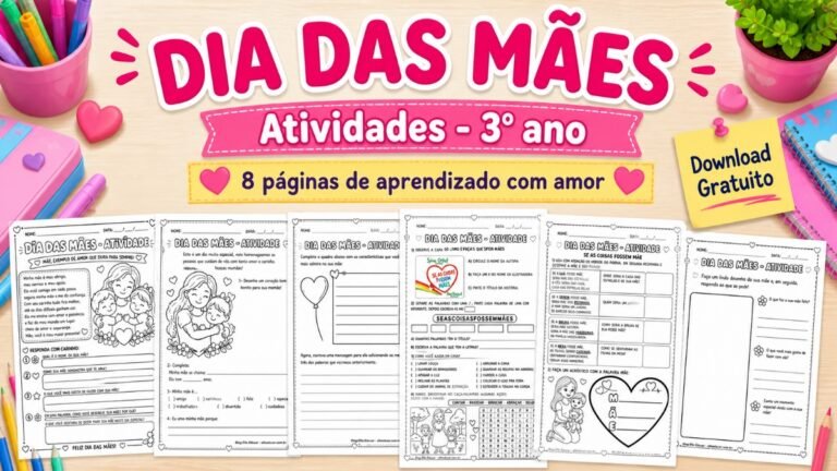 Atividades sobre Dia das Mães para 3° ano