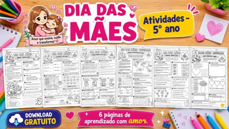 Atividades sobre o Dia das Mães para 5° ano
