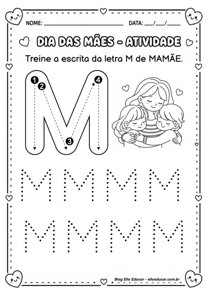 Atividades sobre Dia das Mães para Educação Infantil