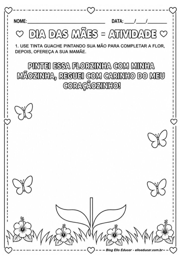 Atividades sobre Dia das Mães para Educação Infantil