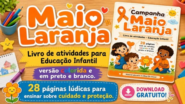 Atividades sobre Maio Laranja Educação infantil