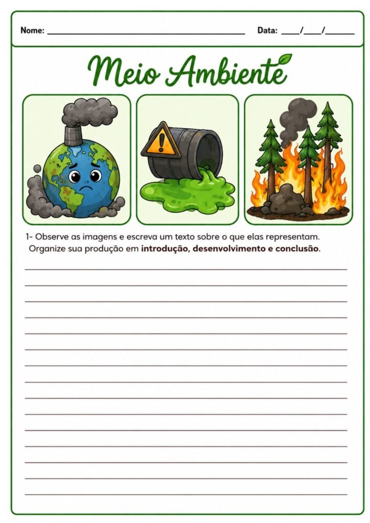 Atividades sobre Meio Ambiente para 4° ano