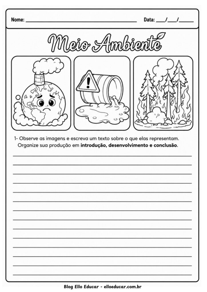 Atividades sobre Meio Ambiente para 4° ano