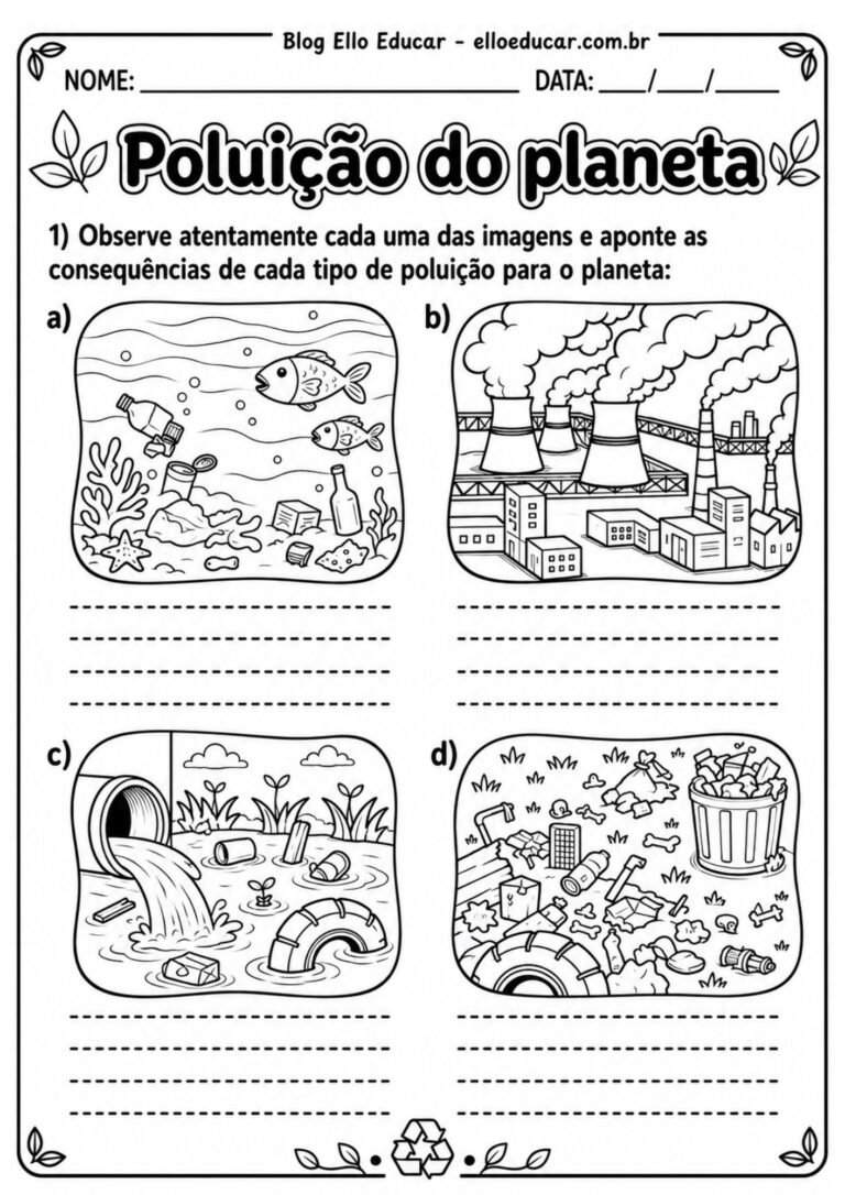 Atividades sobre Meio Ambiente para 5° ano: Livro gratuito em PDF