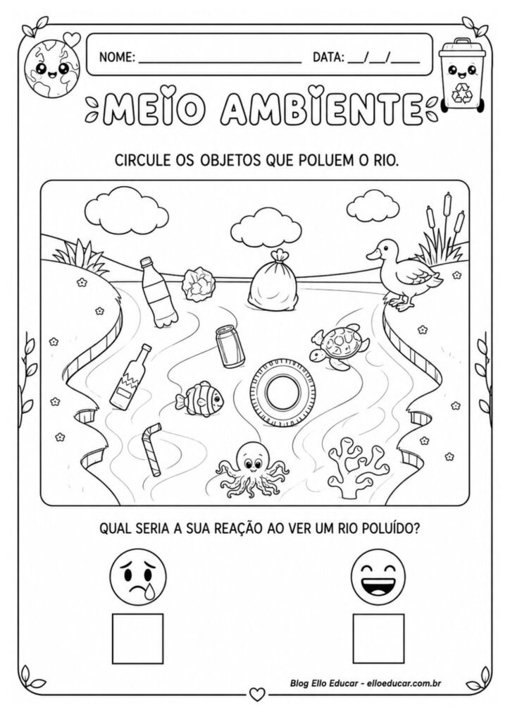 Atividades sobre Meio Ambiente para Educação Infantil