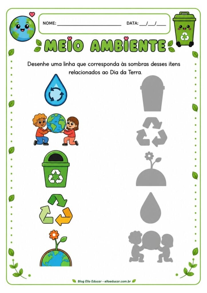 Atividades sobre Meio Ambiente para Educação Infantil