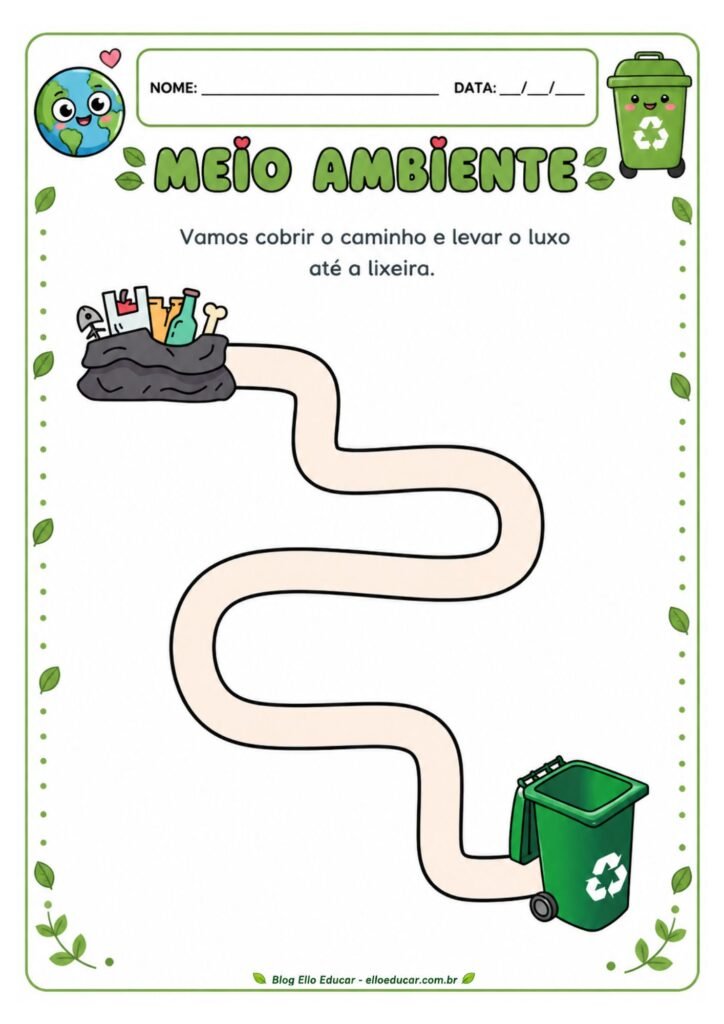 Atividades sobre Meio Ambiente para Educação Infantil