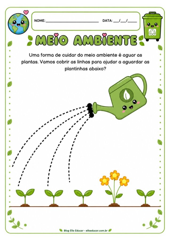 Atividades sobre Meio Ambiente para Educação Infantil