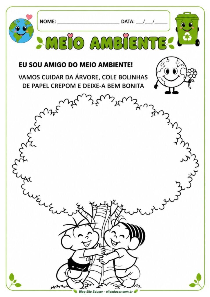 Atividades sobre Meio Ambiente para Educação Infantil