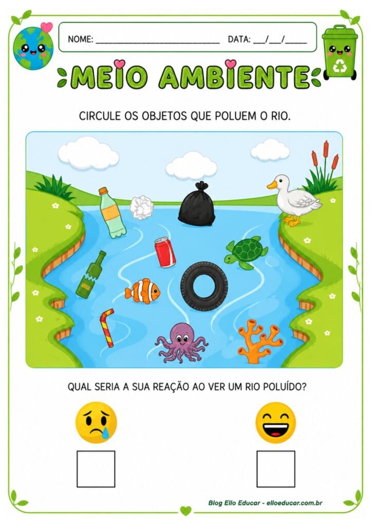 Atividades sobre Meio Ambiente para Educação Infantil 