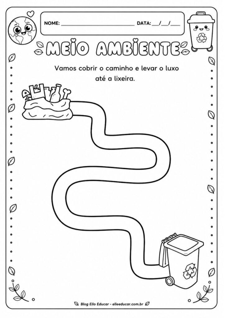 Atividades sobre Meio Ambiente para Educação Infantil