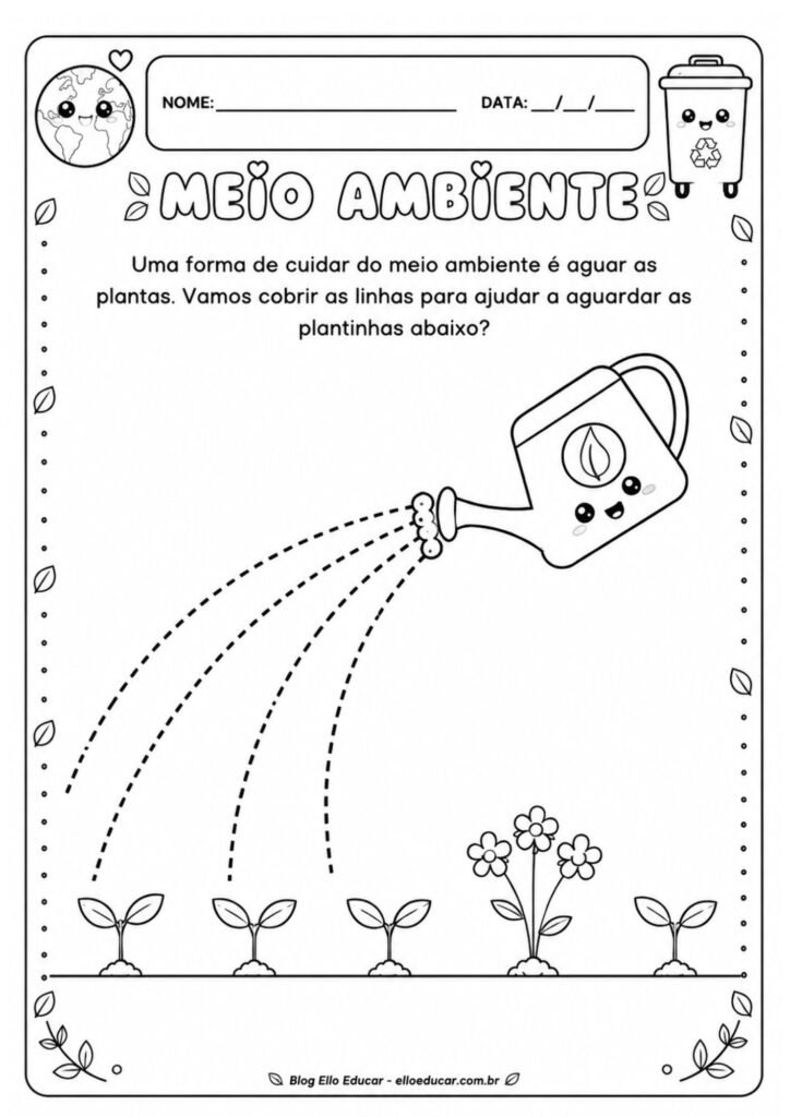 Atividades sobre Meio Ambiente para Educação Infantil
