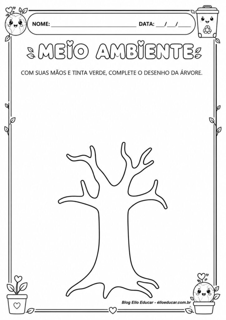 Atividades sobre Meio Ambiente para Educação Infantil