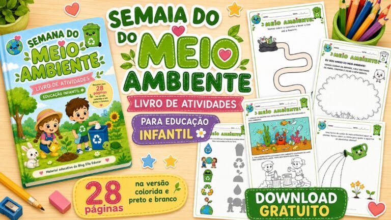 Atividades sobre Meio Ambiente para Educação Infantil.