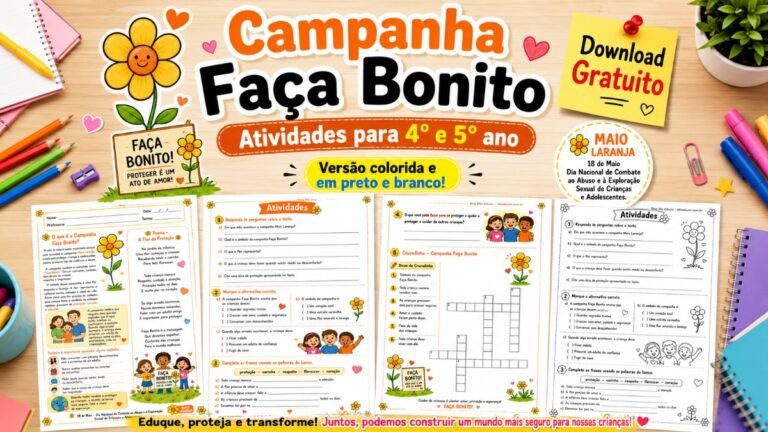 Atividades sobre a Campanha Faça Bonito
