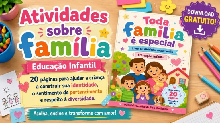 Atividades sobre família para Educação Infantil
