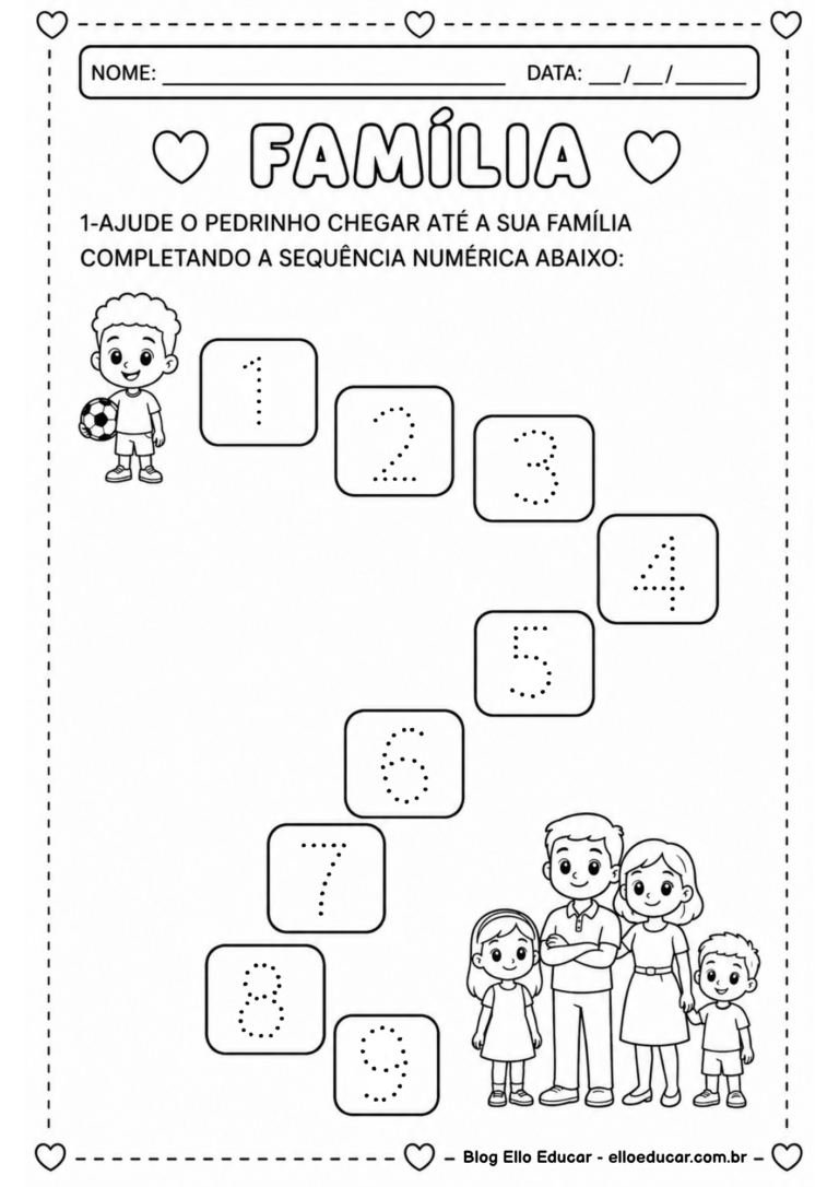 Atividades sobre família para Educação Infantil: PDF gratuito com 20 ...
