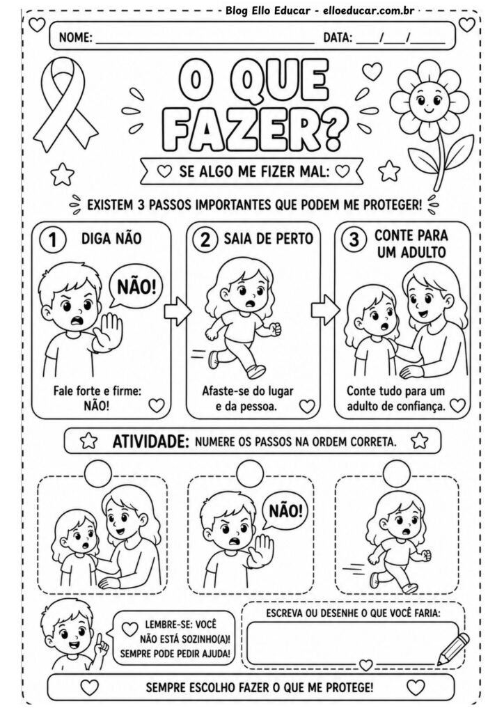 Atividades sobre o Semáforo do Toque