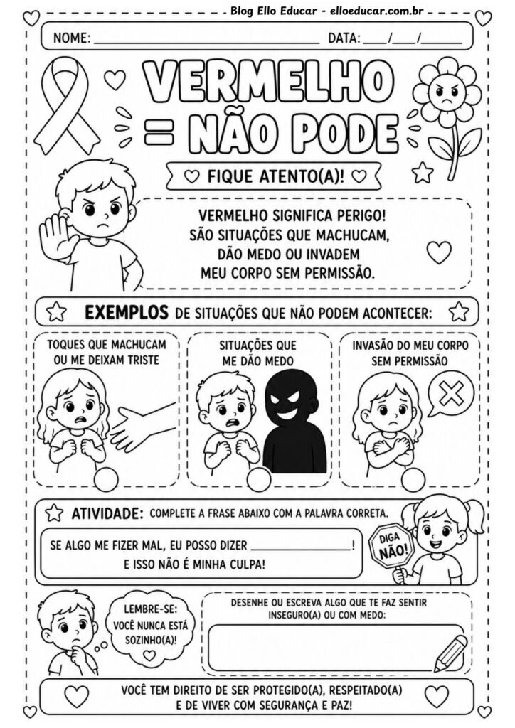 Atividades sobre o Semáforo do Toque