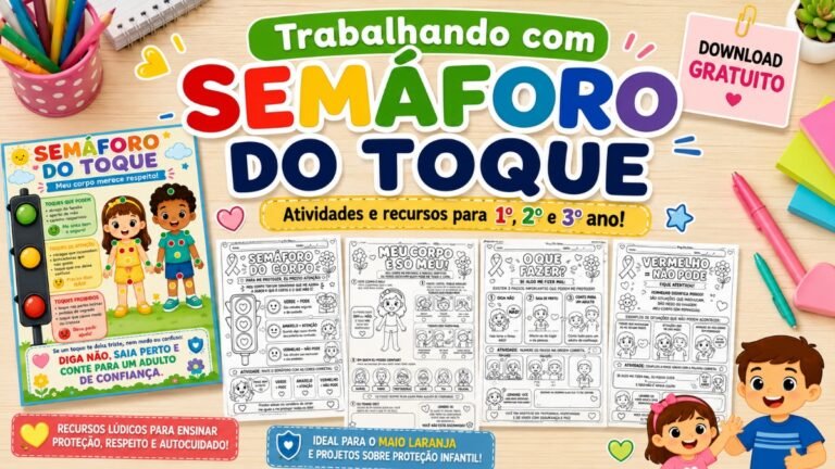 Atividades sobre o Semáforo do Toque.